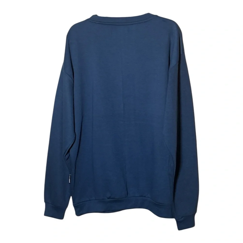 EIGHTH AVENUE Crewneck Sweater in Deep Blue,Size XL,NWT